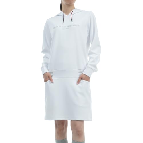 【美品】トミーヒルフィガーゴルフレディース　セットアップ トミー ヒルフィガー ゴルフ] ドレス ダンボール フーディーワンピ－ス